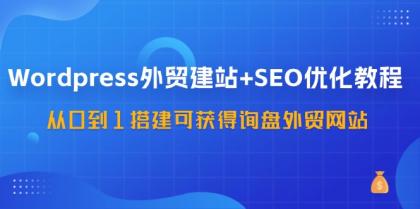 WordPress外贸建站+SEO优化教程，从0到1搭建可获得询盘外贸网站（57节课）-颜夕资源网-第14张图片