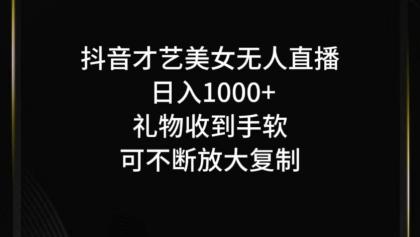 抖音无人直播日入1000+，项目最新玩法-颜夕资源网-第12张图片